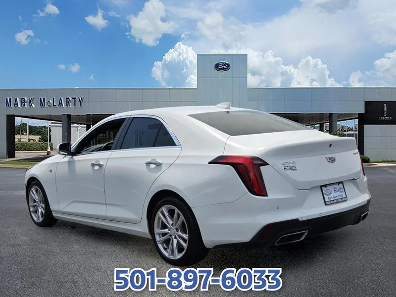 Used 2023 Summit White CADILLAC 4DR SDN LUXURY image 3