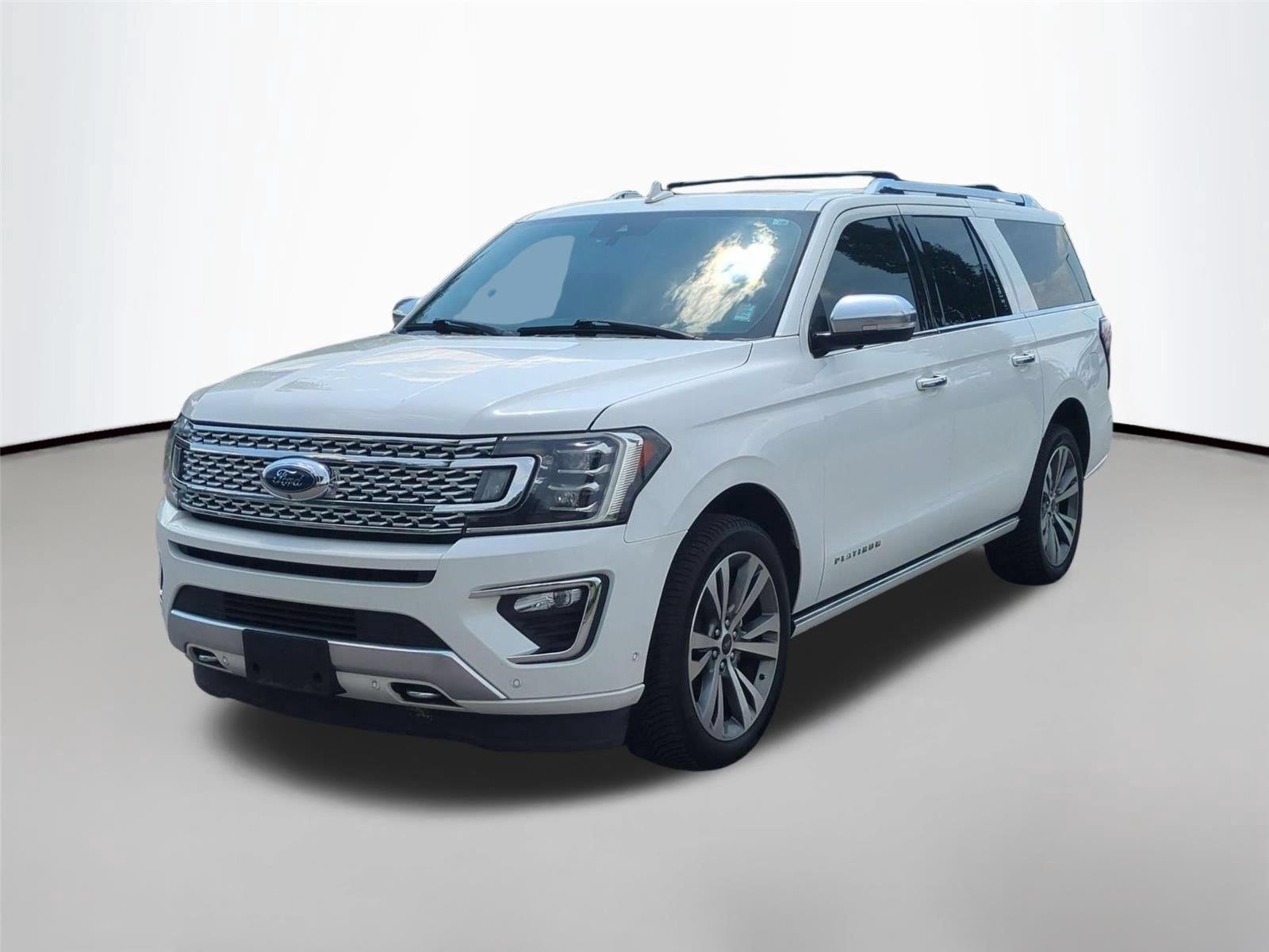 Used 2020 Star White Metallic Tri-Coat Ford Platinum image 1