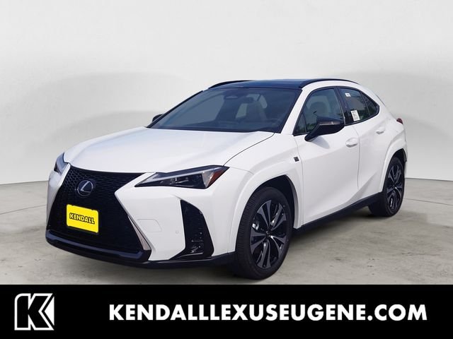Ultra White with Obsidian roof 2026 Lexus UX Hybrid 300h F Sport Design AWD SUV / Crossover All-Wheel Drive