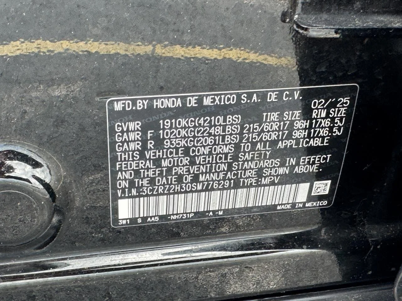 2025 Honda HR-V LX - Photo 26