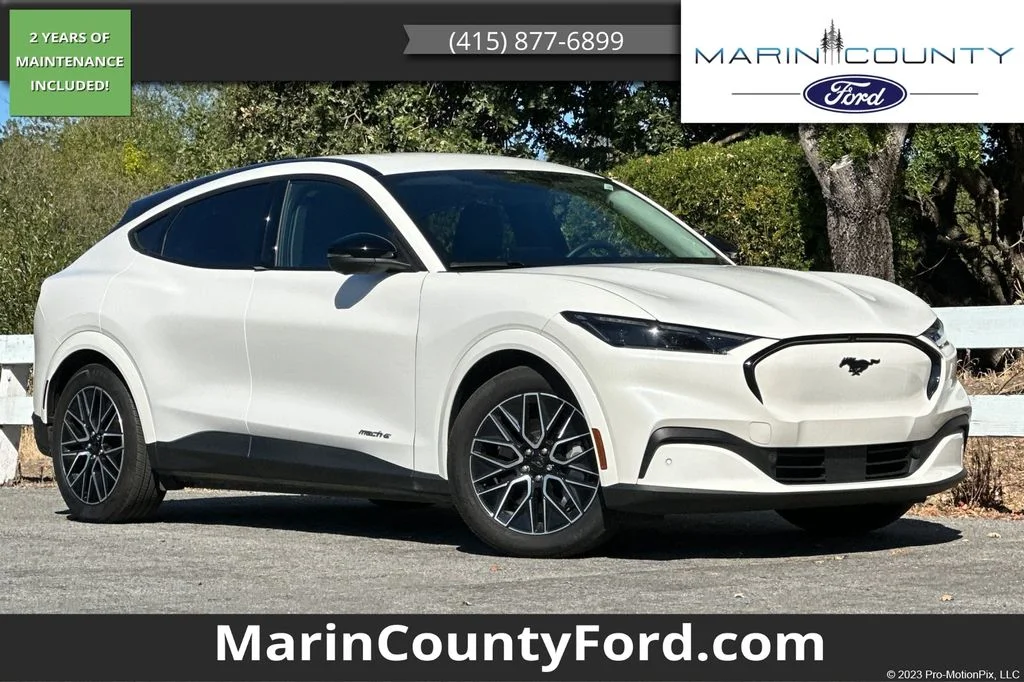 Used 2025 White Metallic Ford Premium image 1
