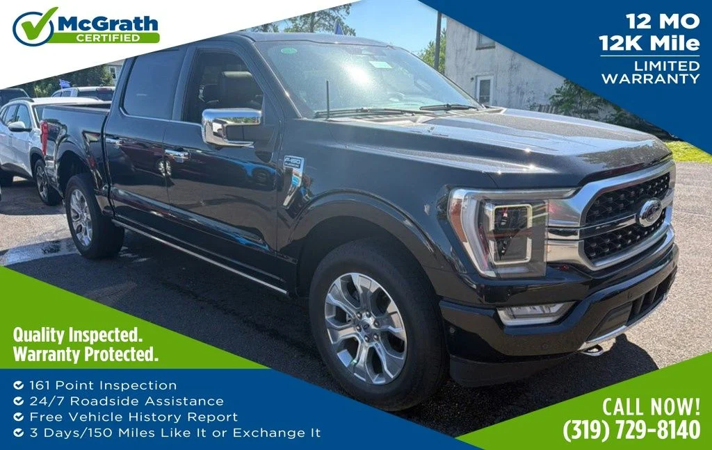 Certified Used 2023 Black Ford Platinum image 1
