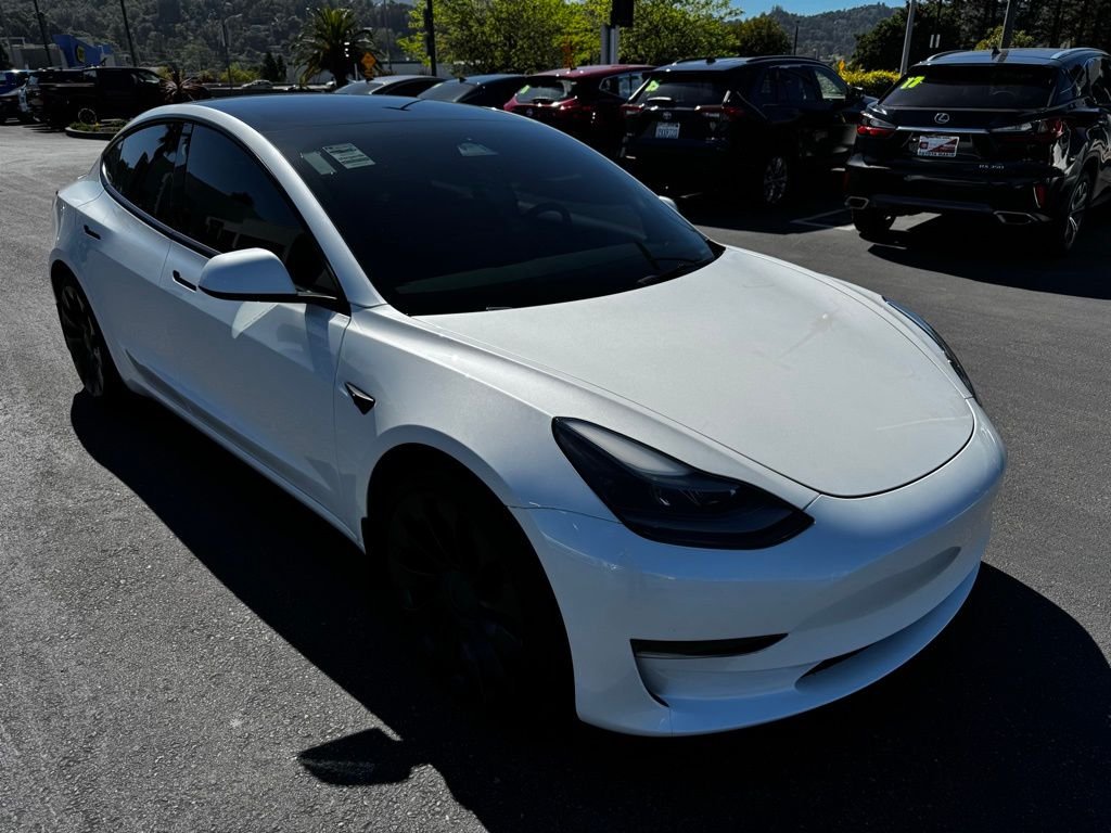 Used 2023 Tesla Model 3 Base with VIN 5YJ3E1EA0PF543897 for sale in San Rafael, CA