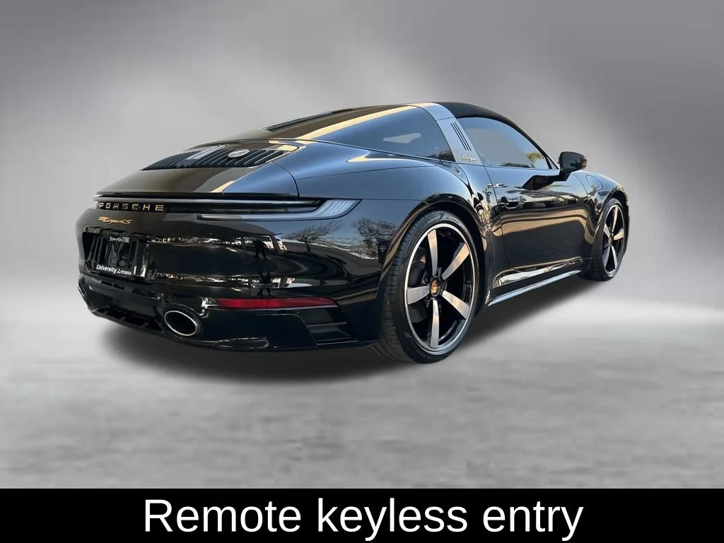 Used 2021 Black Porsche Targa 4S Heritage Design image 6