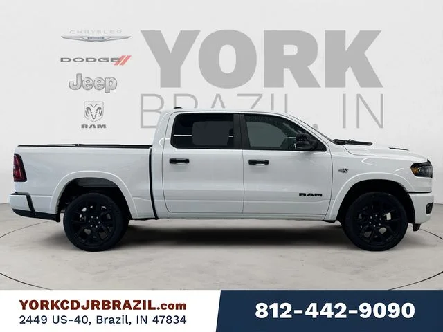 New 2026 Bright White Clear-Coat Exterior Paint RAM Laramie image 6