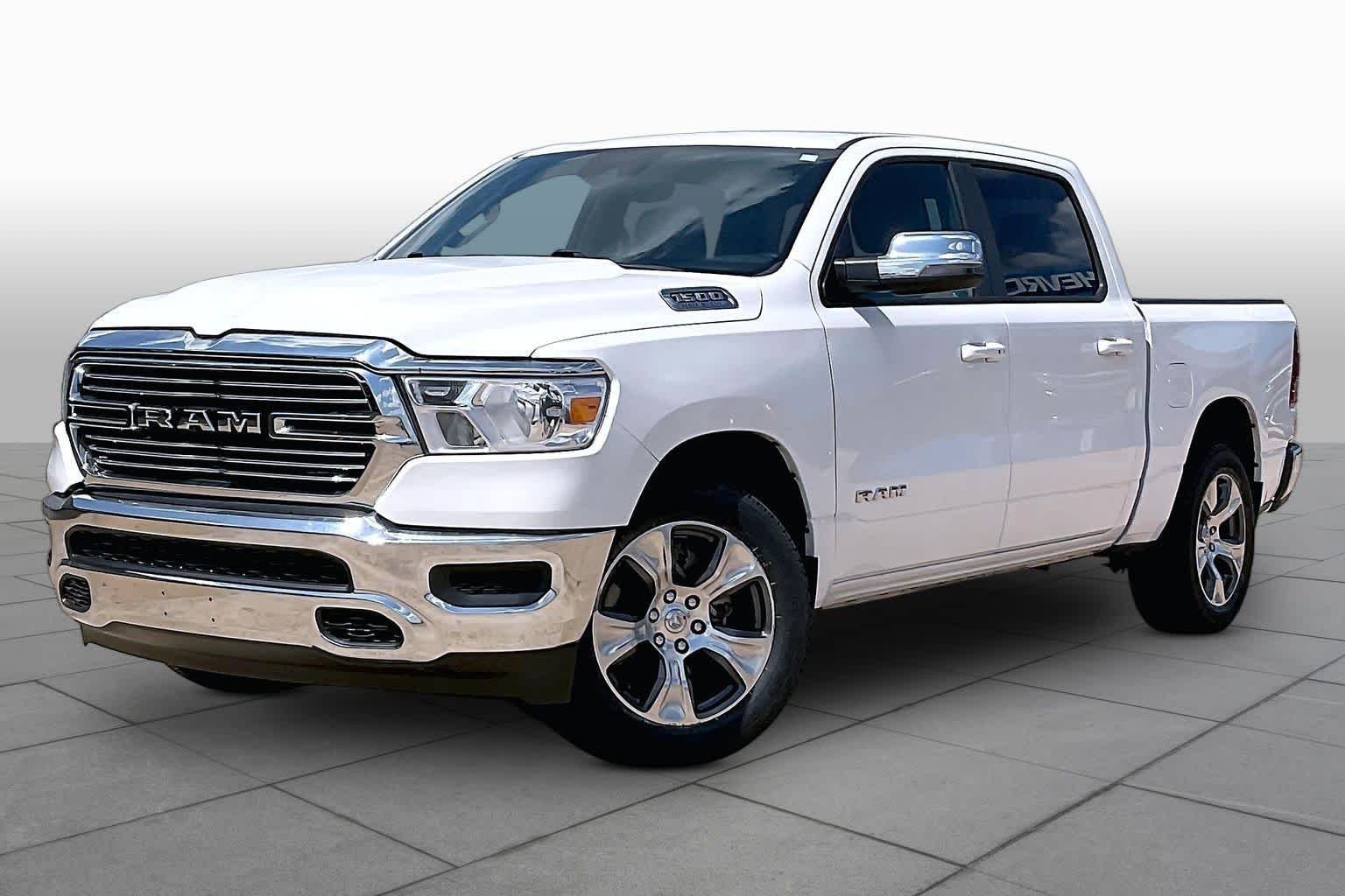 Used 2024 Bright White Clearcoat Ram Laramie image 2
