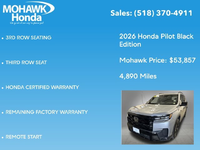 Certified Used 2026 Solar Silver Metallic Honda Black Edition image 23