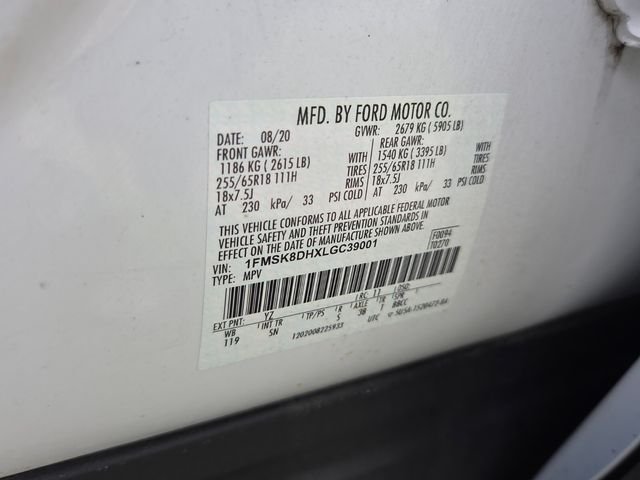 Used 2020 White Ford XLT image 6