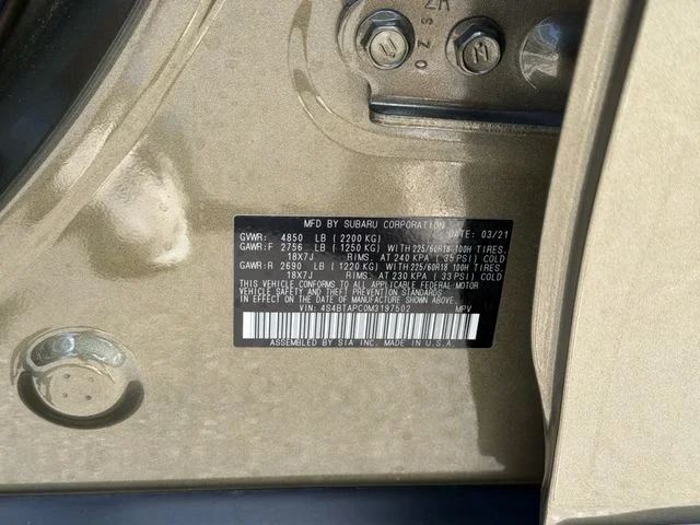 Used 2021 Brown Subaru Touring image 30