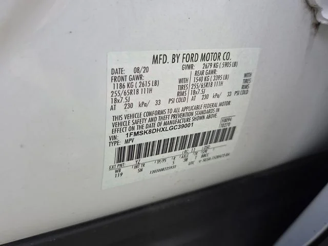 Used 2020 White Ford XLT image 6