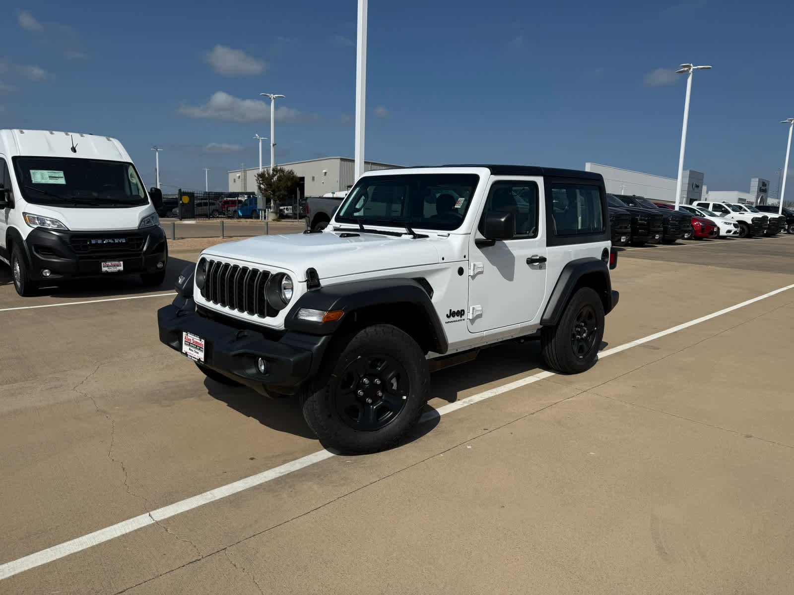 New 2026 Bright White Clearcoat Jeep Sport image 2