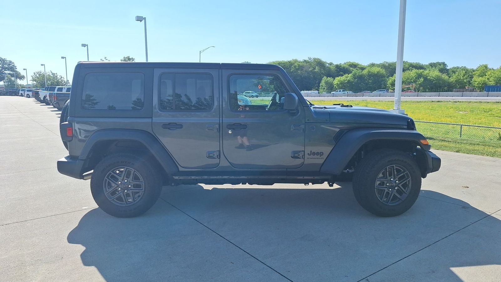 Certified Used 2025 Gray Jeep Sport S image 2