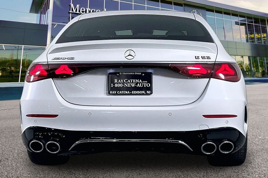 New 2026 MANUFAKTUR Moonlight White Metallic Mercedes-Benz AMG® E 53 E 4MATIC+ Sedan image 4