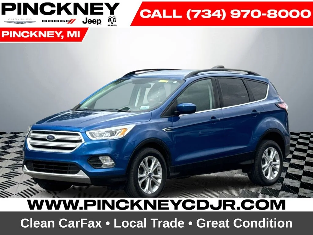 Used 2018 Blue Ford SEL image 1
