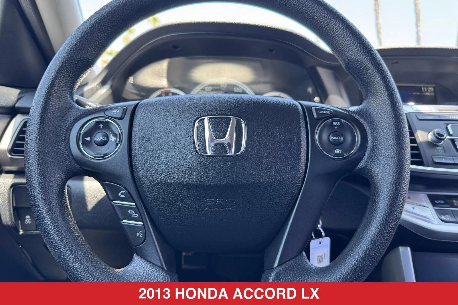 Used 2013 Crystal Black Pearl Honda LX image 21