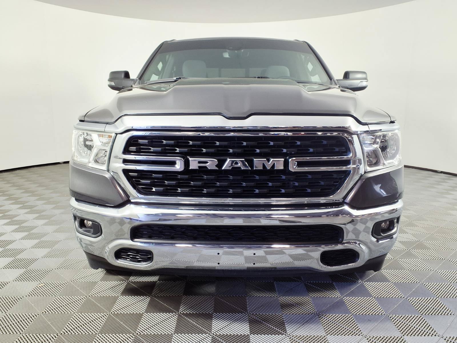 Used 2024 Granite Crystal Metallic Clearcoat Ram Big Horn image 2