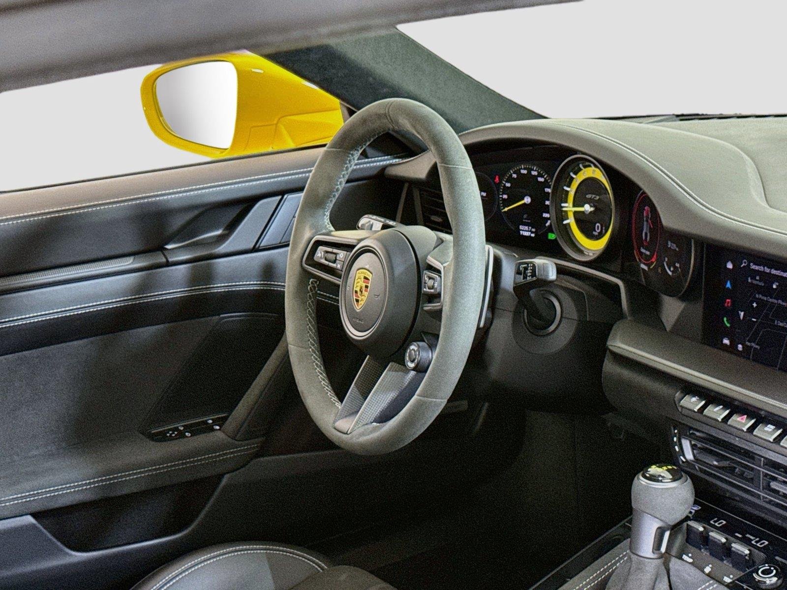 Used 2022 Racing Yellow Porsche GT3 | PCCB | PDLS+ | Matte Carbon Trim | Exclusive Design Taillights image 28