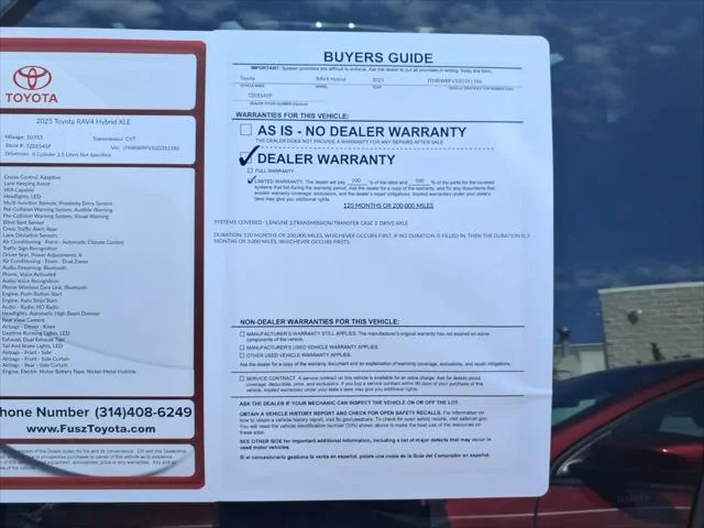 Certified Used 2025 Ice Toyota Hybrid XLE image 72