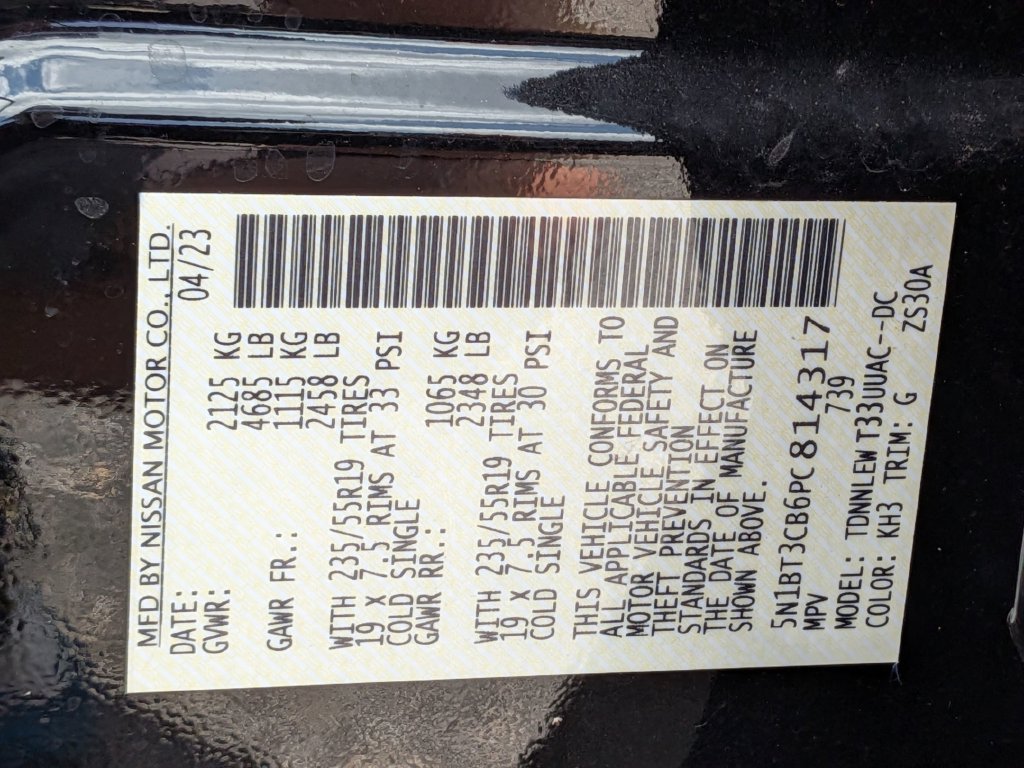 Used 2023 Black Nissan SL image 32