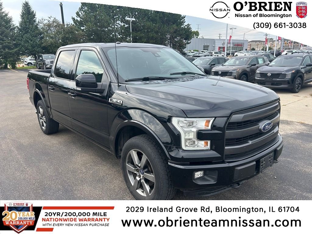 Used 2017 Shadow Black Ford Lariat image 1