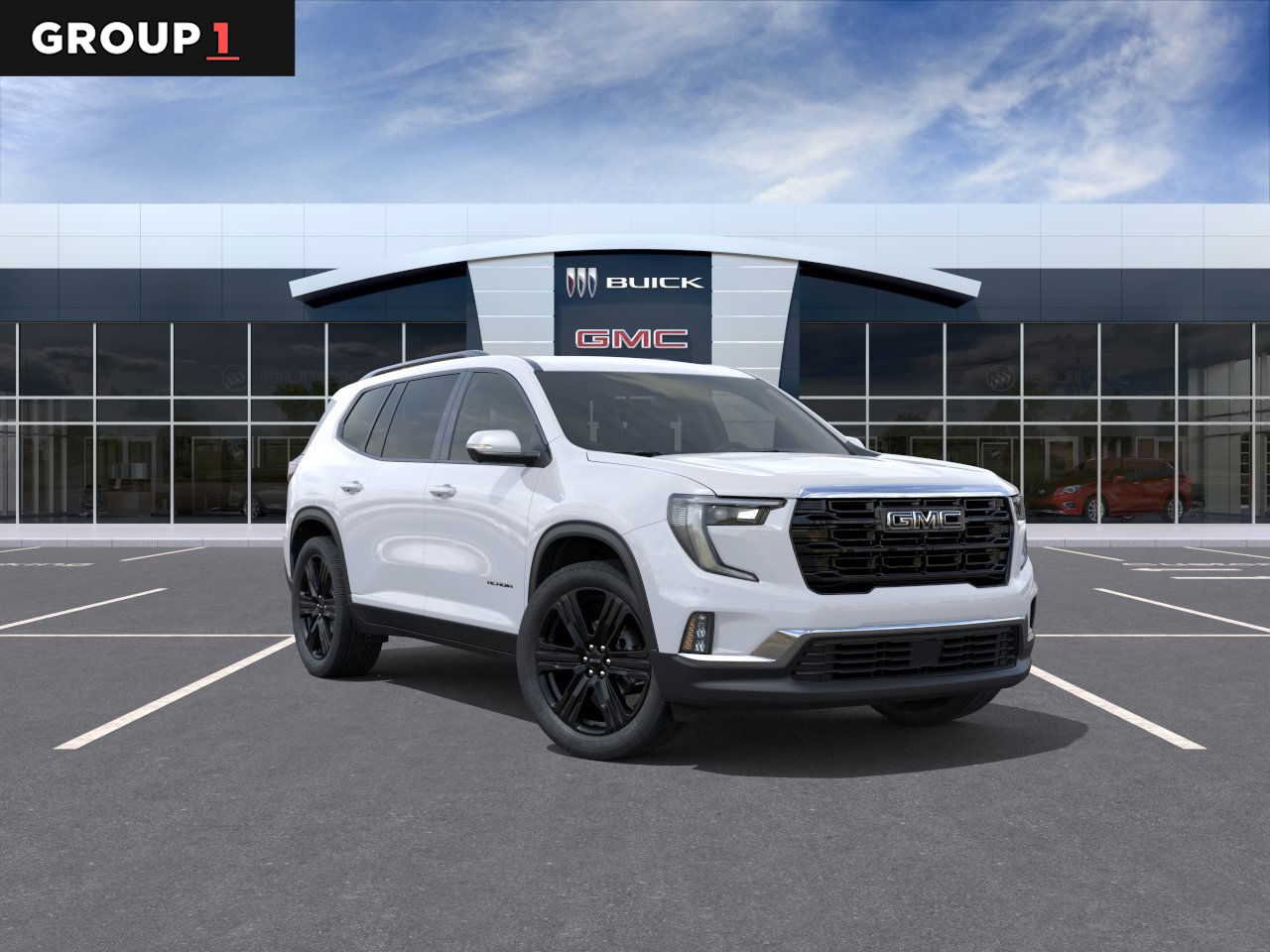 Summit White 2026 GMC Acadia Elevation FWD SUV / Crossover Front-Wheel Drive