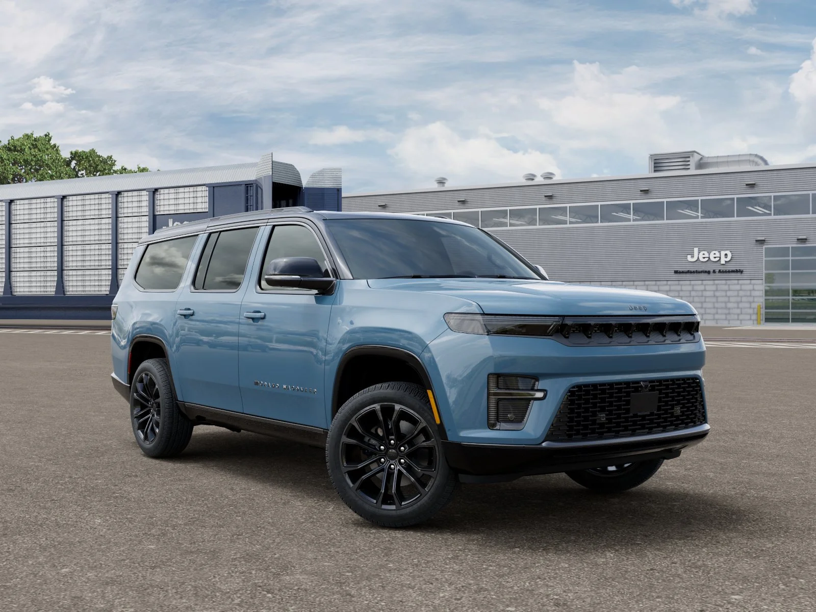 New 2026 Steel Blue Jeep Summit Reserve image 3