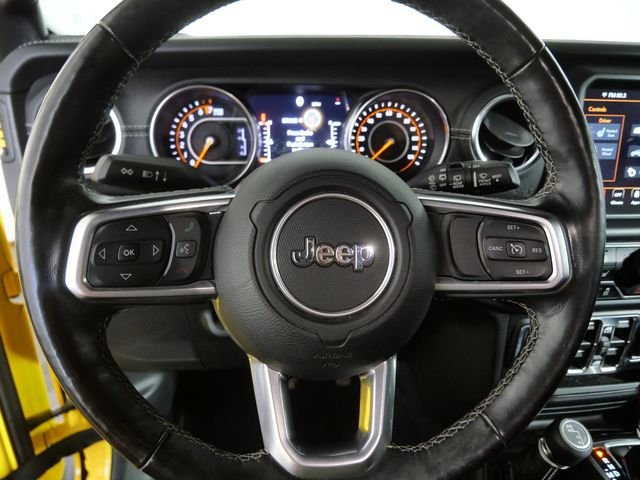 Certified Used 2019 Yellow Jeep Unlimited Sahara image 25