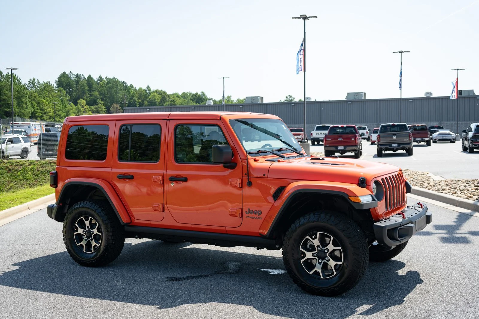Used 2019 Orange Jeep Unlimited Rubicon image 12