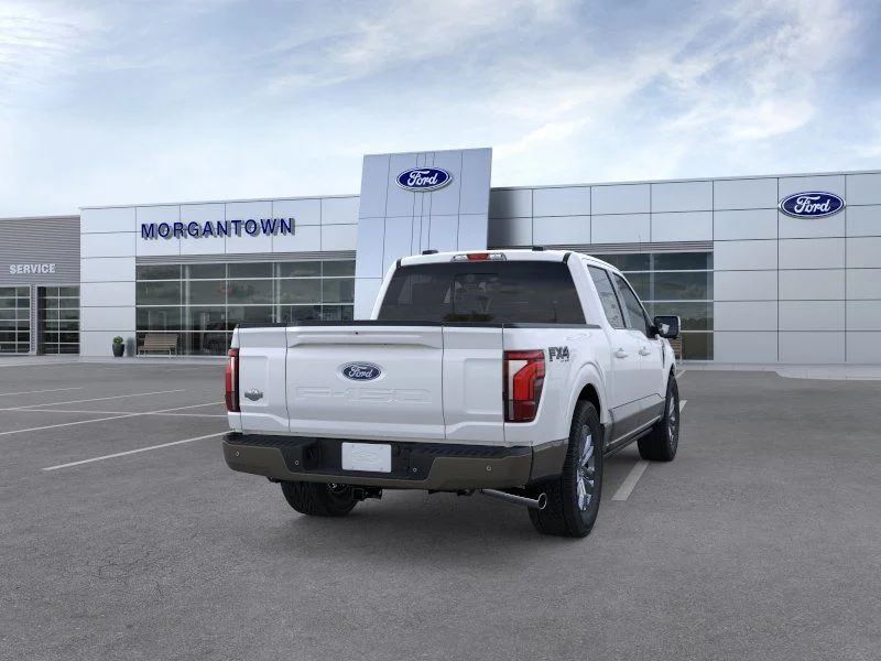 New 2026 Star White Metallic Tri-Coat Ford King Ranch image 9