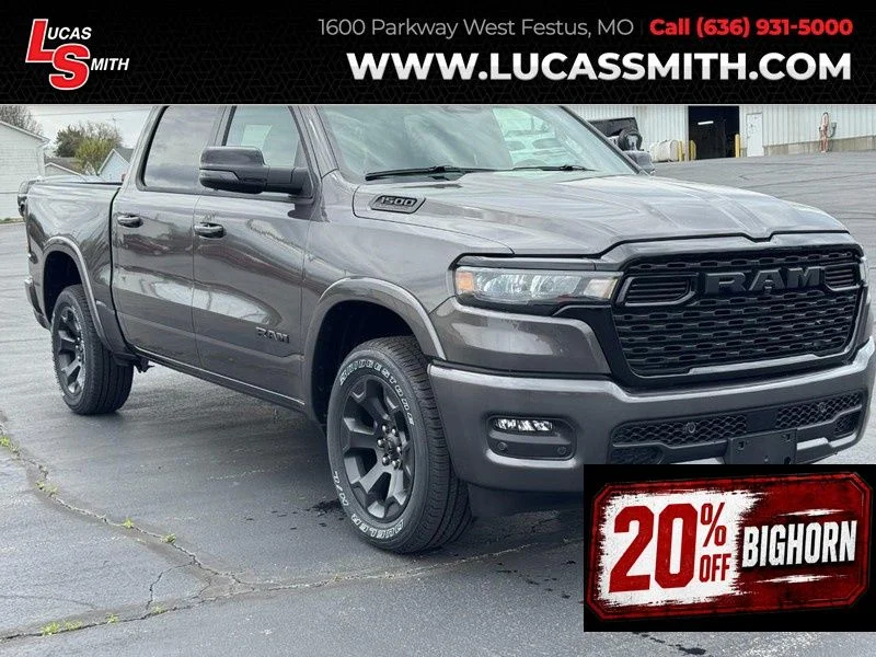 New 2026 Granite Crystal Metallic Clear-Coat Exterior Paint RAM Big Horn/Lone Star image 1
