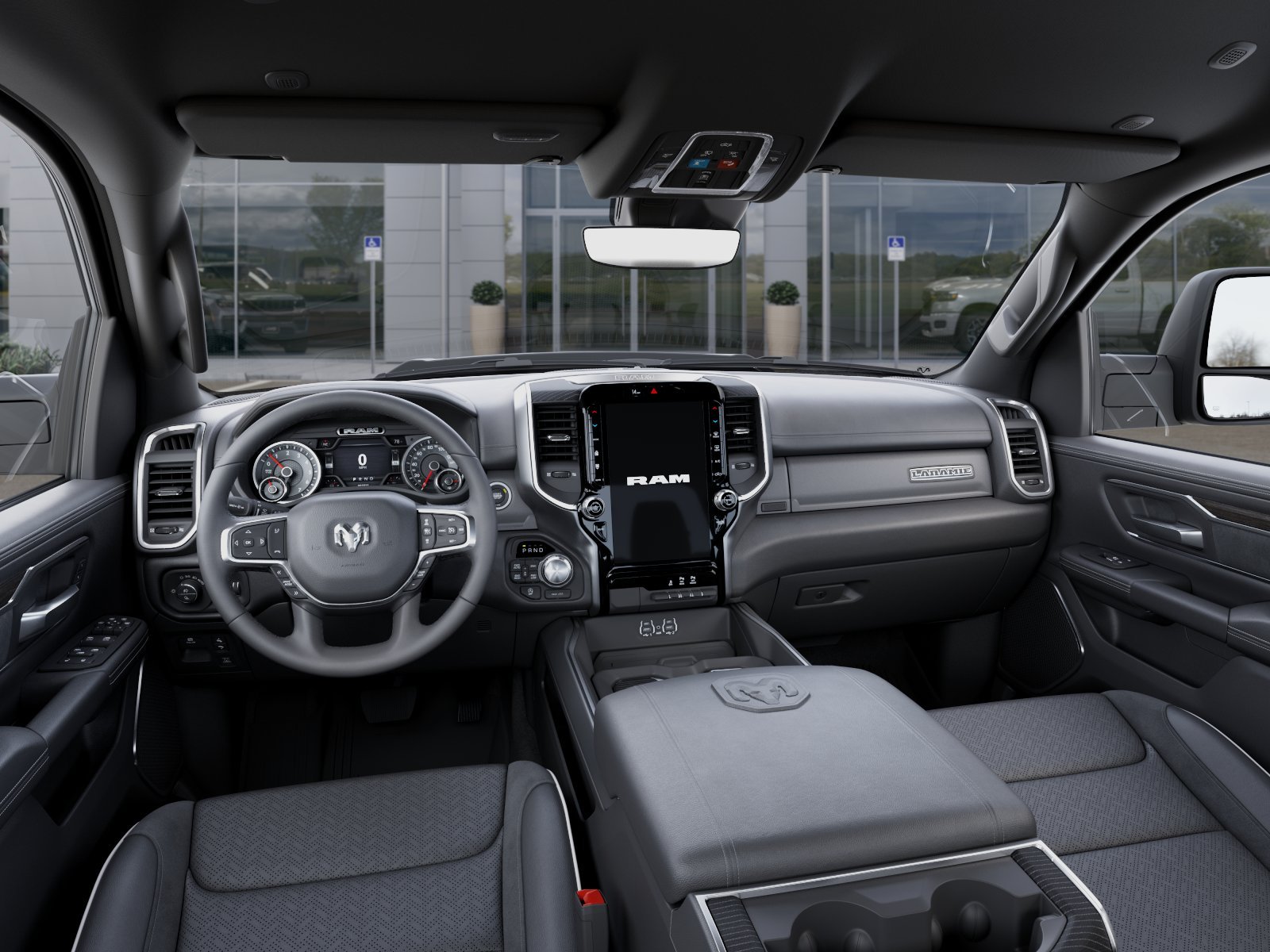 New 2026 Granite Crystal Metallic Clear-Coat Exterior Paint RAM Laramie image 42
