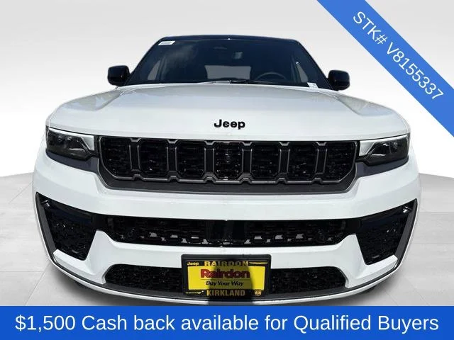 New 2027 Bright White Clearcoat Jeep Summit image 2