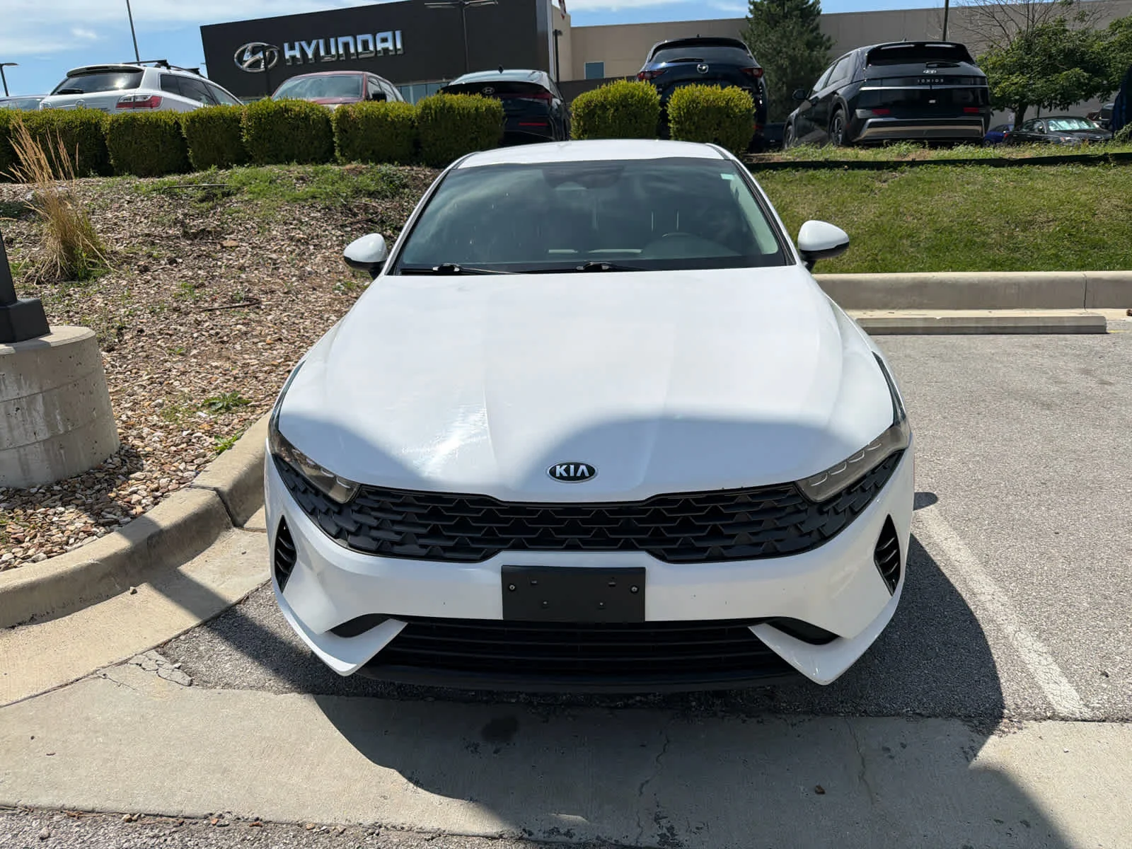 Used 2021 Kia K5 LXS with VIN 5XXG14J23MG017687 for sale in Kansas City