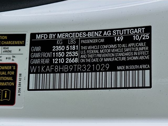 New 2026 Polar White Mercedes-Benz C 43 AMG® image 30