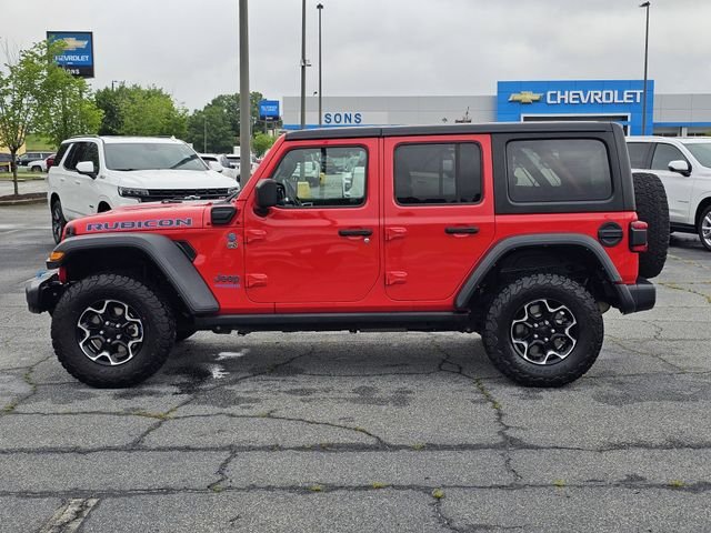 Used 2022 Red Jeep Unlimited Rubicon 4xe image 17