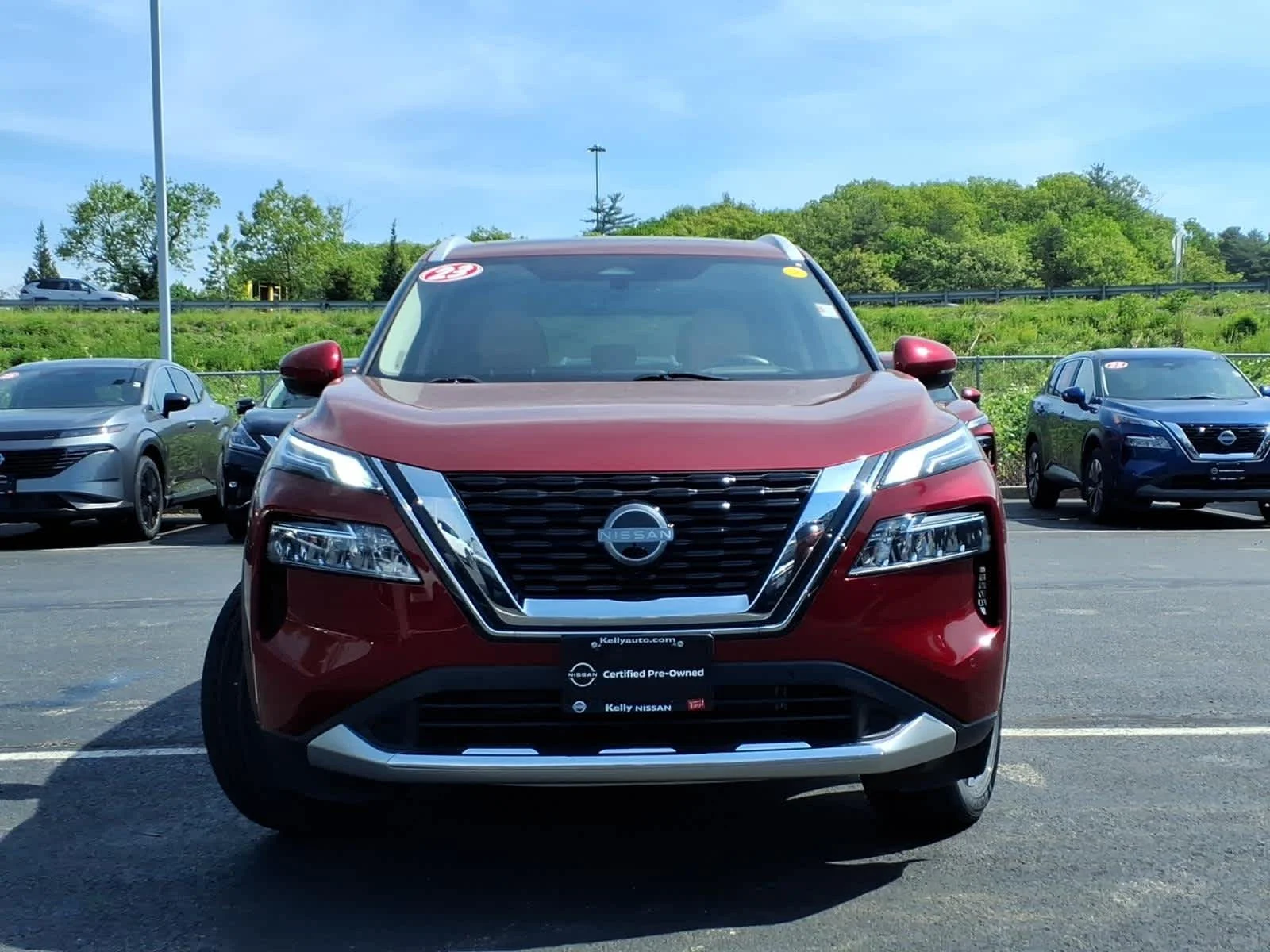 Certified Used 2023 Scarlet Ember Tintcoat Nissan Platinum image 2