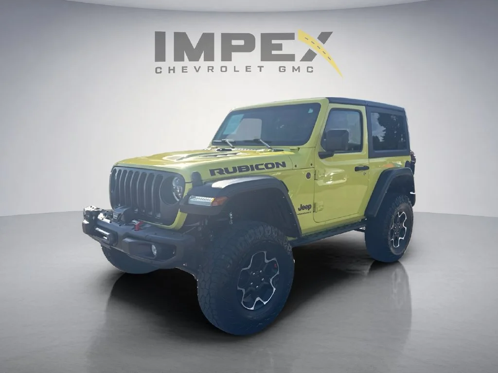 Used 2023 Yellow Jeep Rubicon image 1