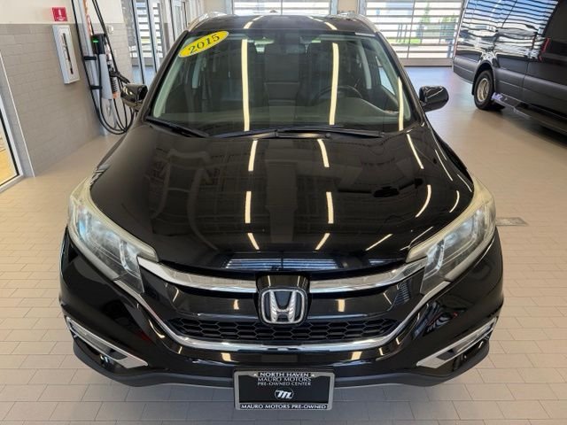 Used 2015 Honda CR-V EX-L with VIN 2HKRM4H74FH611553 for sale in North Haven, CT