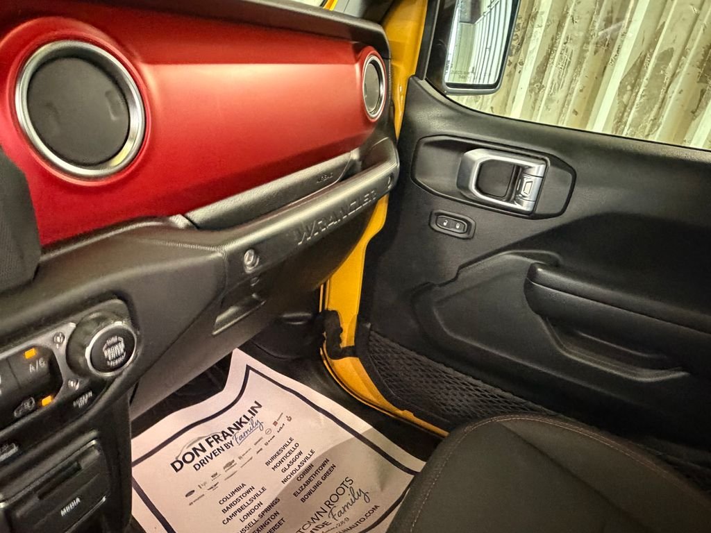 Used 2021 Yellow Jeep Unlimited Rubicon image 15