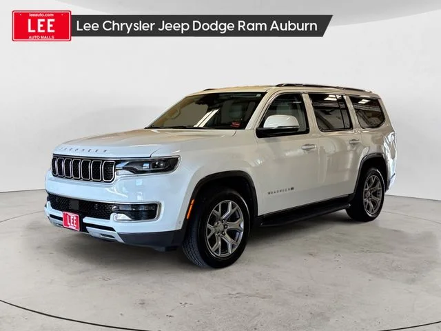Used 2022 Bright White Clearcoat Jeep Series II image 1