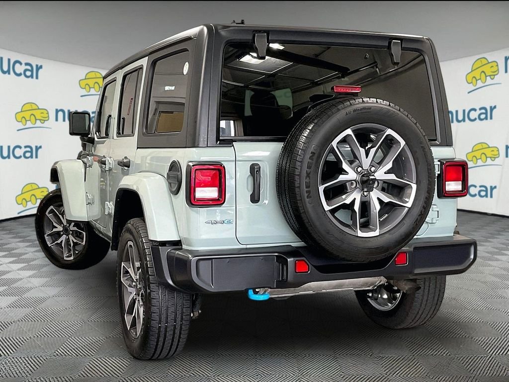 Used 2024 Gray Jeep Sport S 4xe image 4