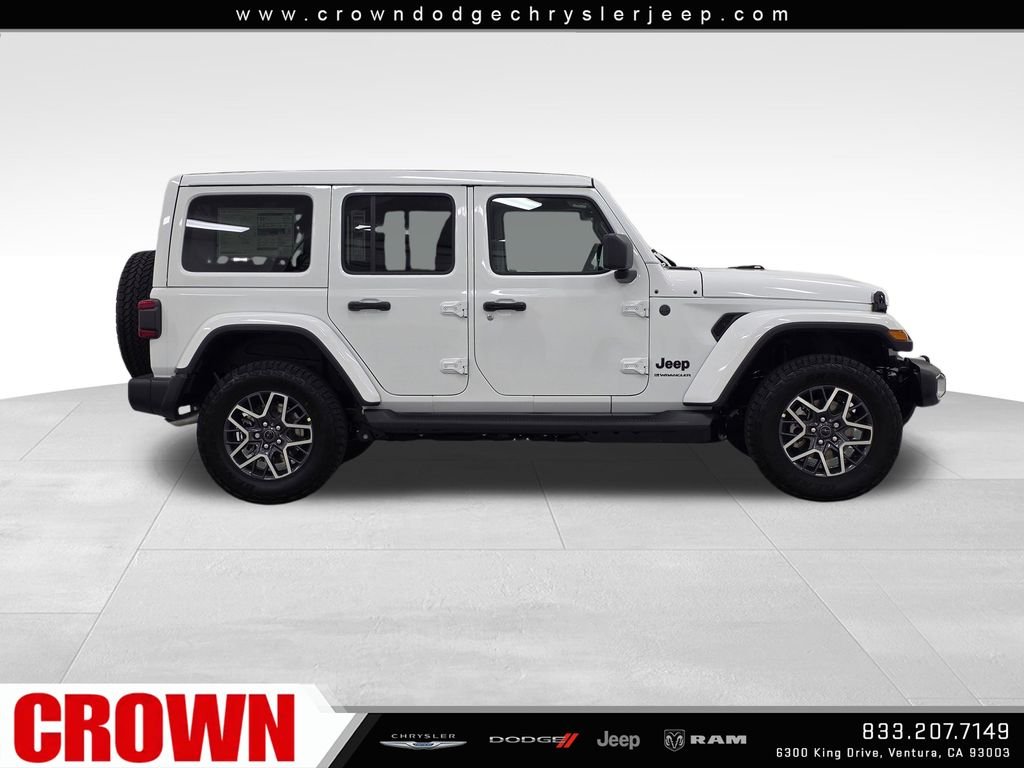 New 2026 Bright White Clear-Coat Exterior Paint Jeep Sahara image 4