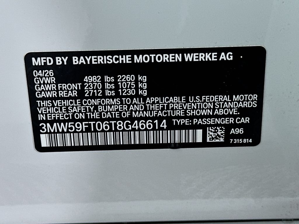 New 2026 Mineral White Metallic BMW M340i image 24