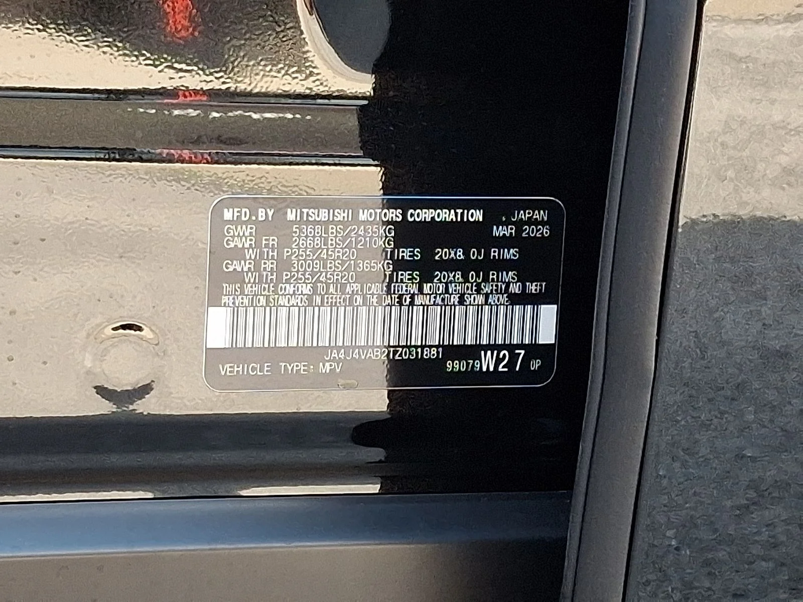 New 2026 Black Mitsubishi LE image 21