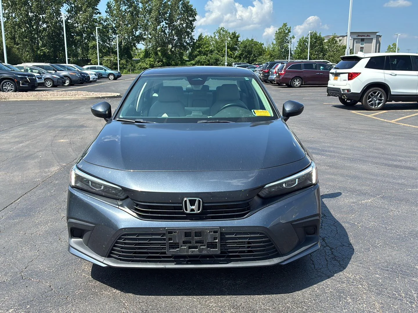 Used 2024 Meteorite Gray Metallic Honda EX image 13
