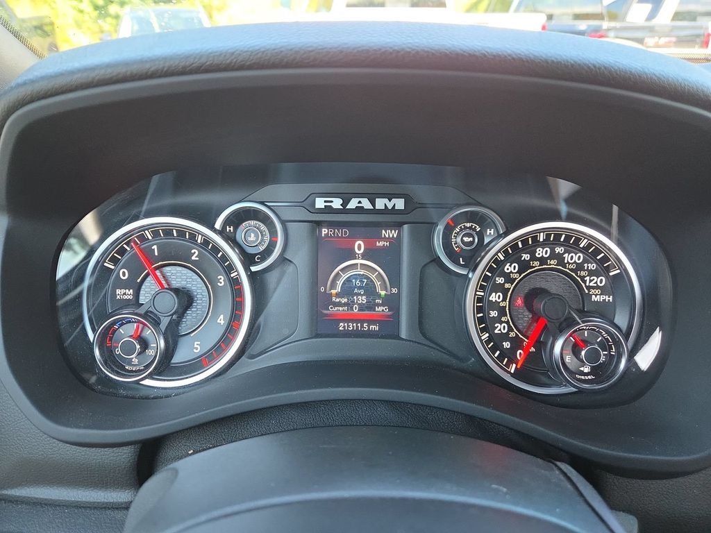 Used 2023 Bright White Clearcoat Ram Big Horn image 7