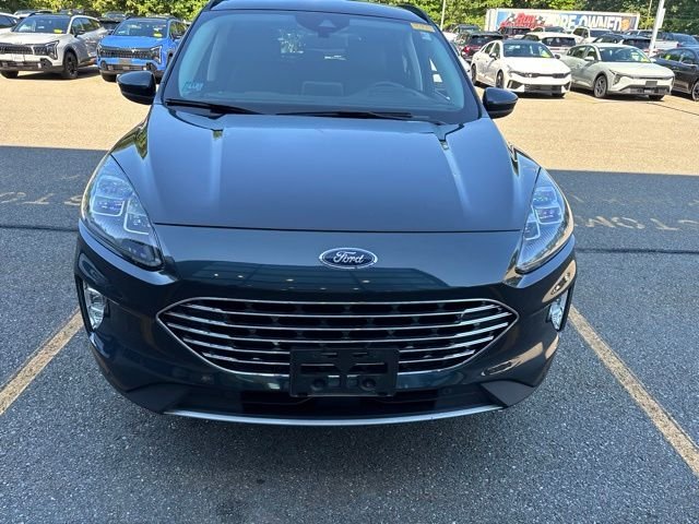 Used 2022 Blue Ford Titanium image 2