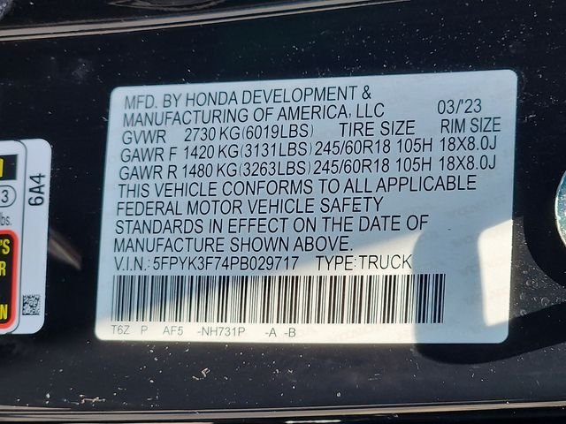 2023 Honda Ridgeline RTL-E - Photo 27