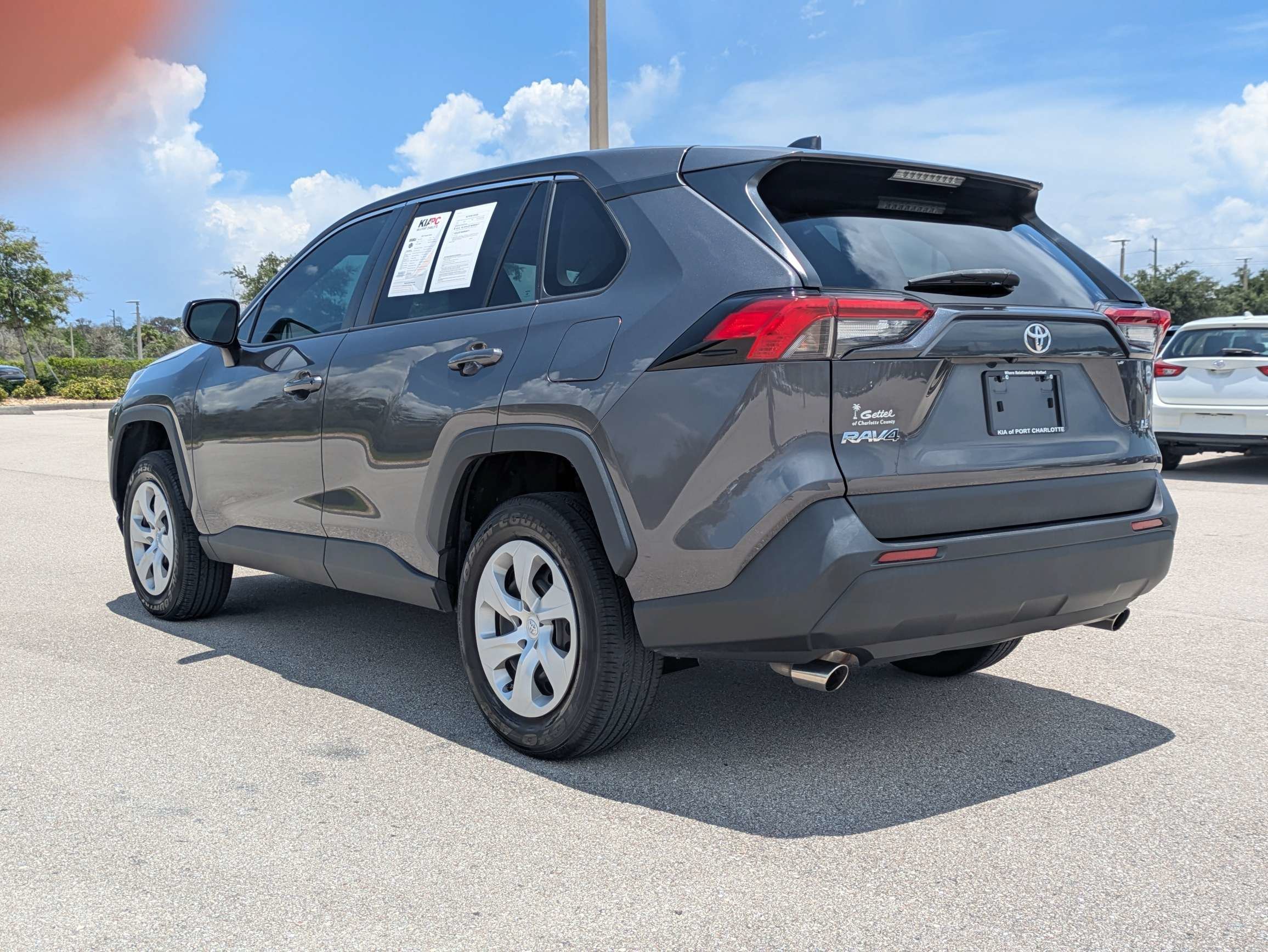 Used 2024 Magnetic Gray Metallic Toyota LE image 6