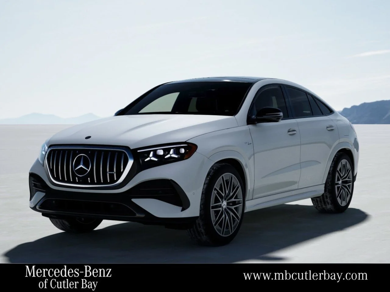 New 2027 MANUFAKTUR Moonlight White Metallic Mercedes-Benz AMG® GLE 53e 4MATIC+ Coupe image 1